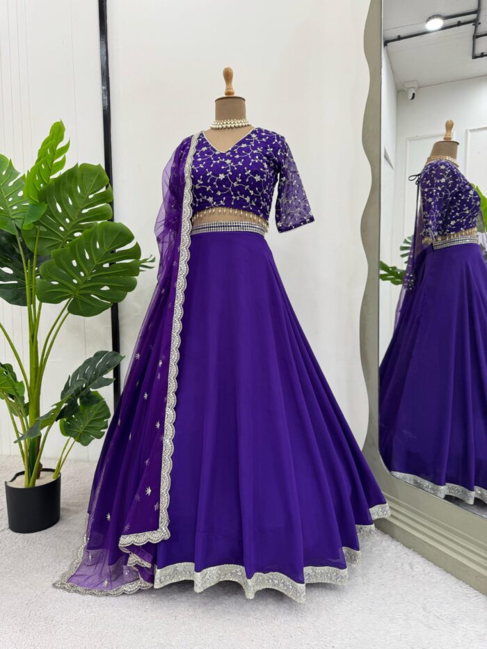 Pretty in Purple Lehenga Set