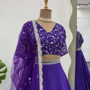 Pretty in Purple Lehenga Set - Image 3