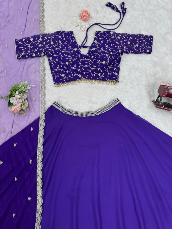 Pretty in Purple Lehenga Set - Image 5