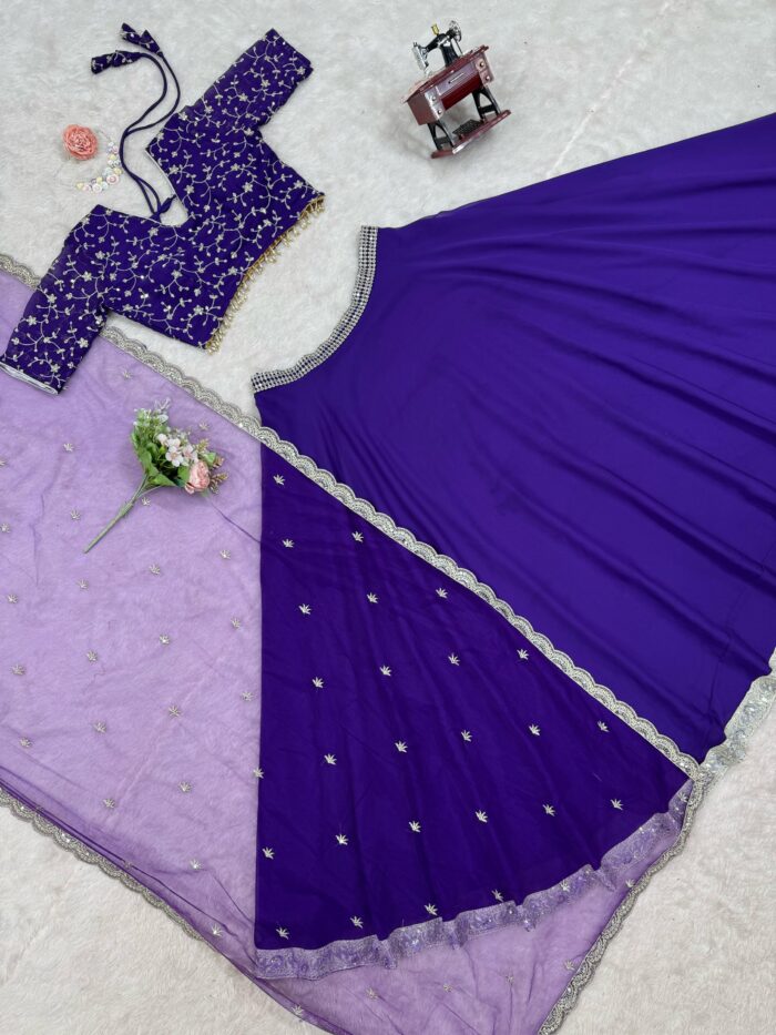 Pretty in Purple Lehenga Set - Image 9