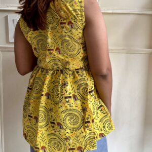 Short Flairy Sleeveless Kurti - Image 7