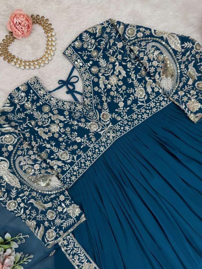 Designer Anarkali Set - Image 8