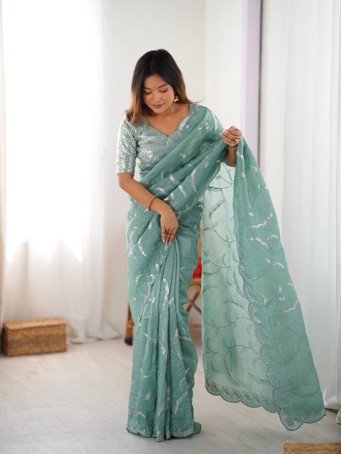 Designer Saree - Image 8