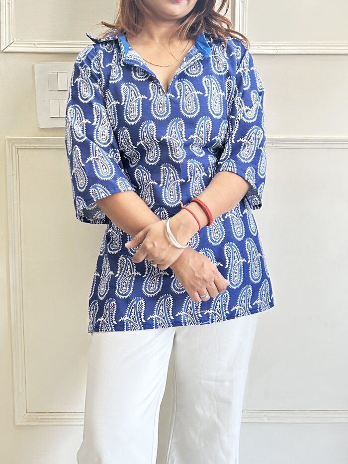 Printed Cotton Kurti for Summers - Image 3