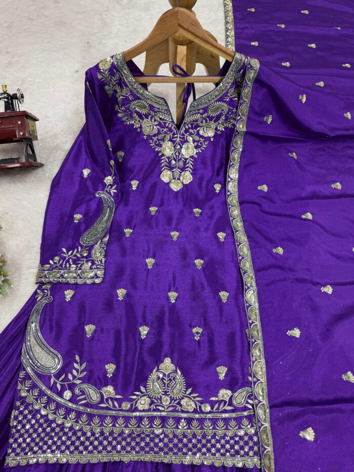 Designer Sharara Set - Image 11