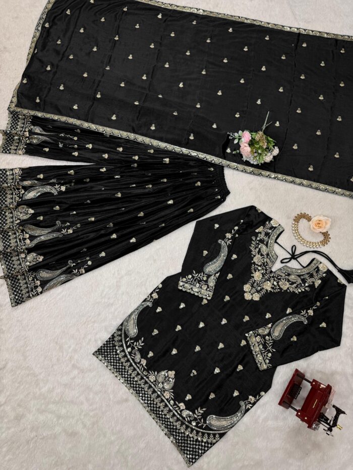 Designer Sharara Set - Image 9