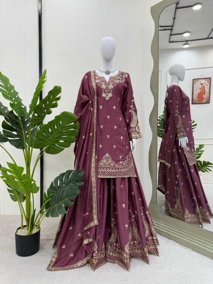 Designer Sharara Set