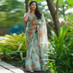 Floral printed Saree