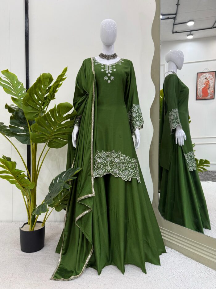 Haryali Palazzo Set - Image 3