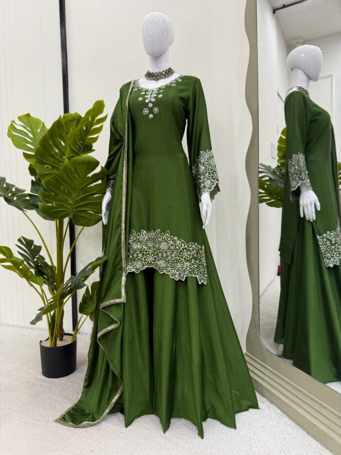 Haryali Palazzo Set - Image 2
