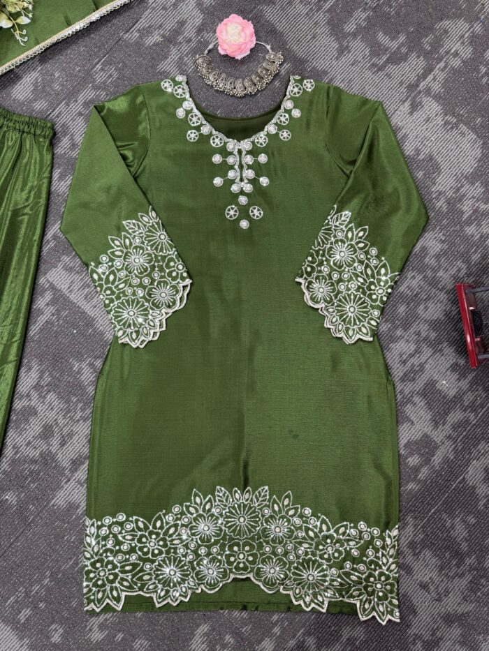 Haryali Palazzo Set - Image 9