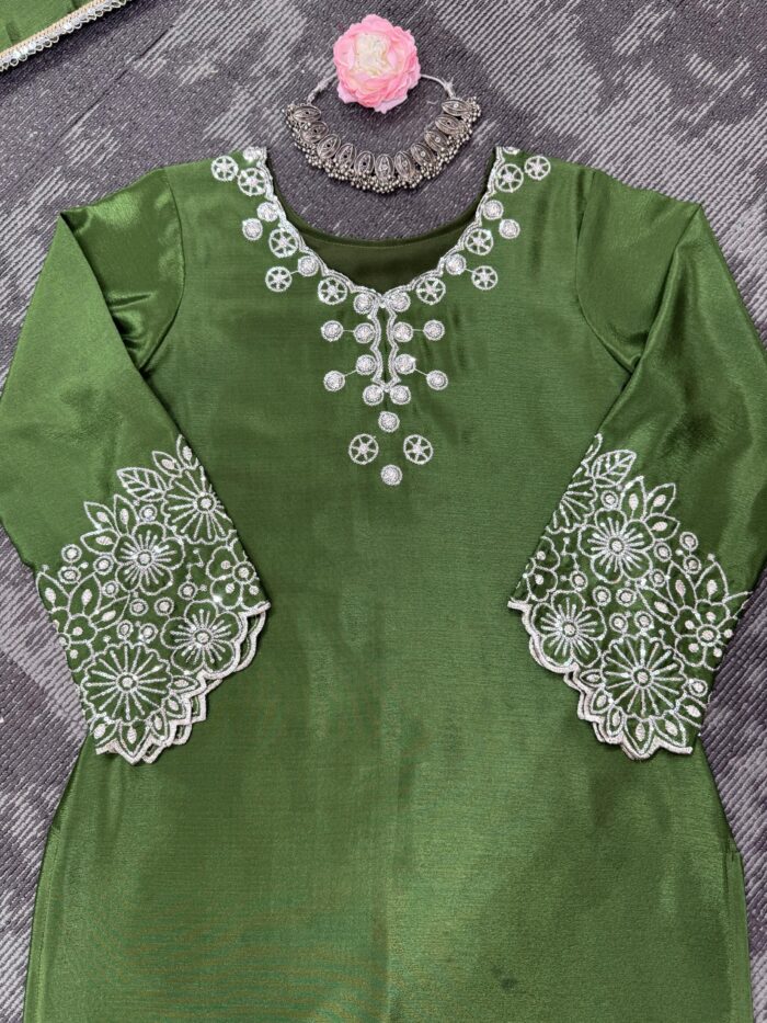 Haryali Palazzo Set - Image 7