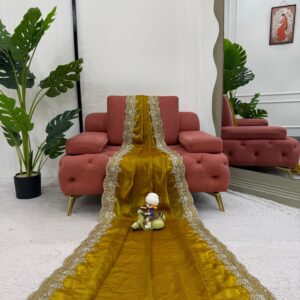 Designer Fendy Silk Saree - Image 7