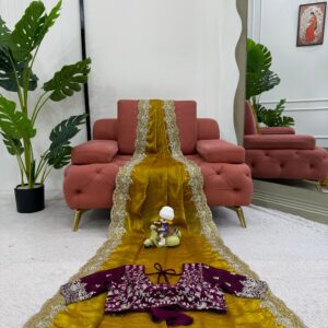 Designer Fendy Silk Saree - Image 6
