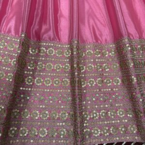 Soft Girl Pink Anarkali Set - Image 8