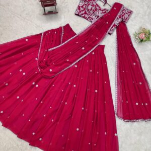 Designer Lehenga Saree - Image 3