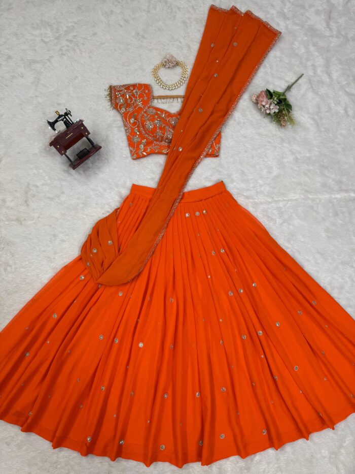 Designer Lehenga Saree - Image 10