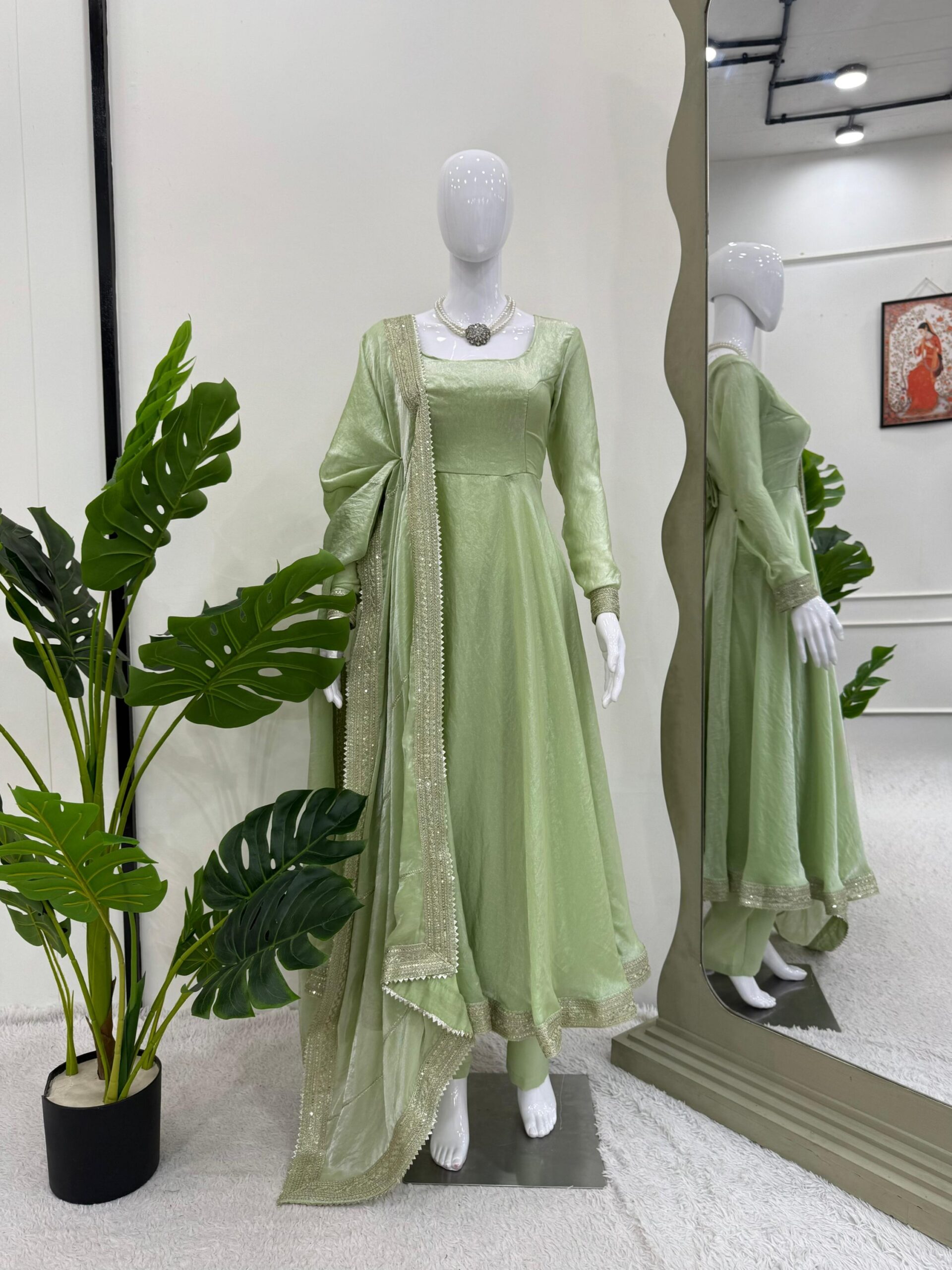 Silk Anarkali Set - Image 2