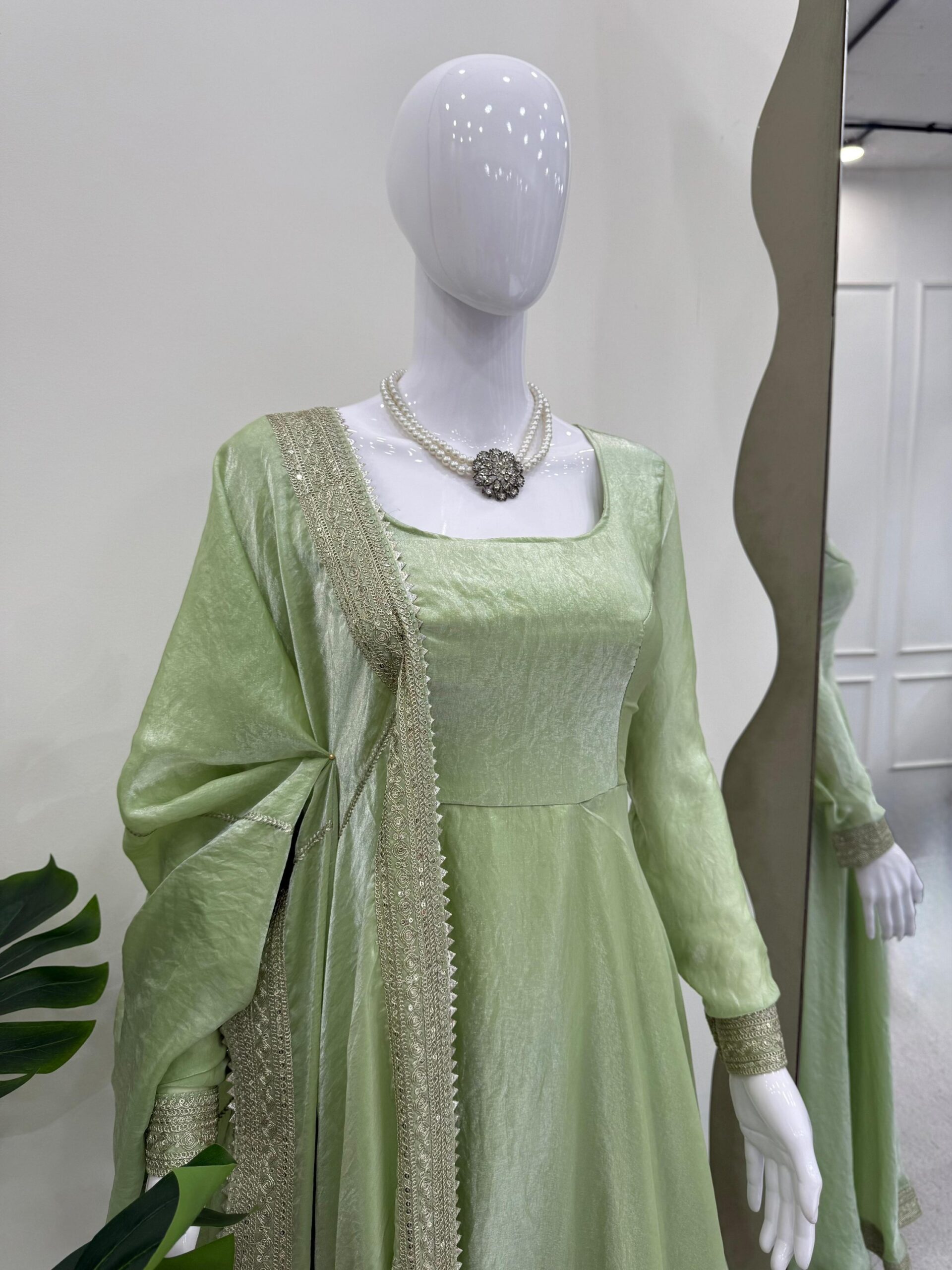Silk Anarkali Set - Image 3