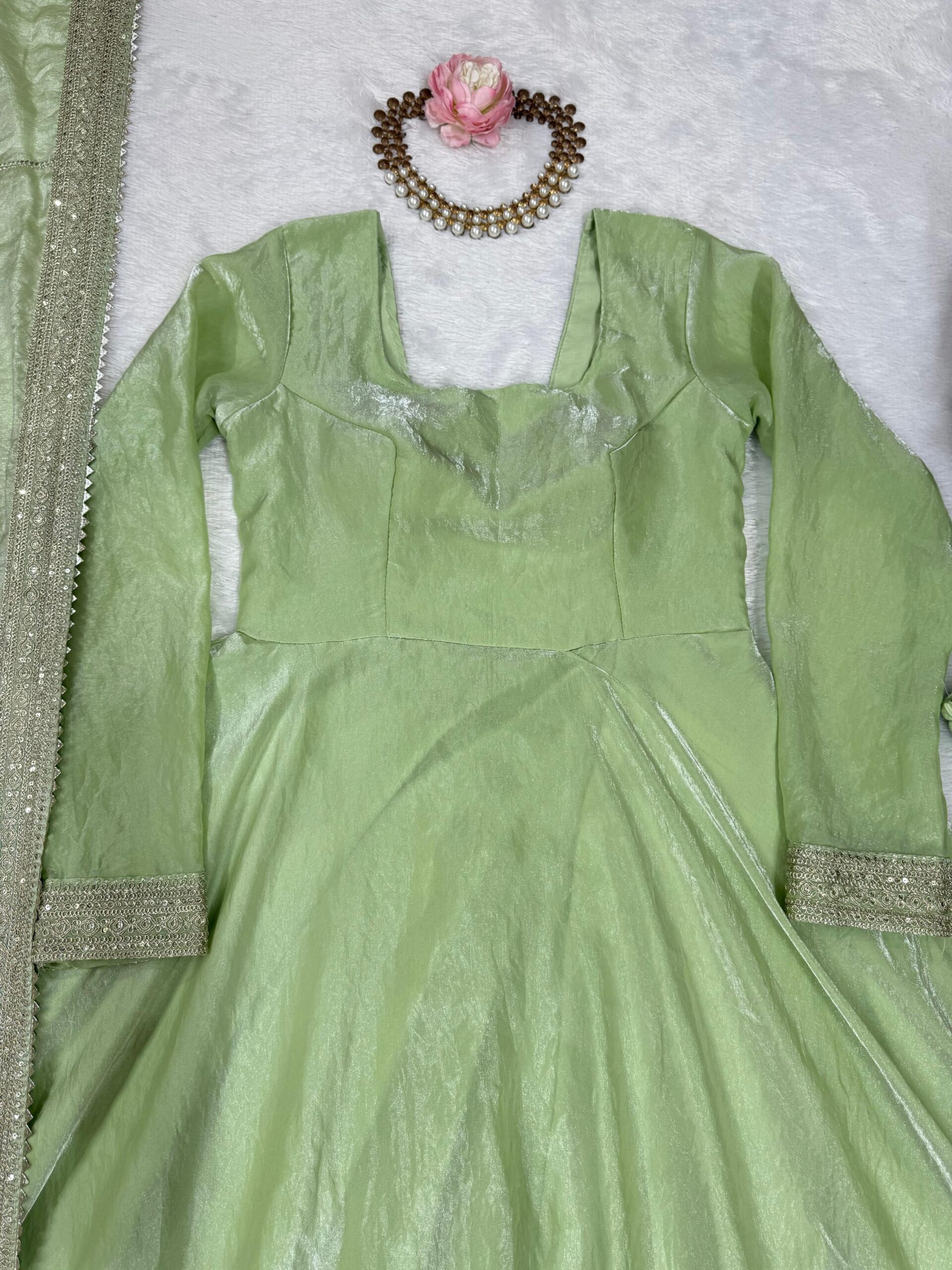 Silk Anarkali Set - Image 5