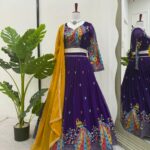 Peacock Embroidered Lehenga Set