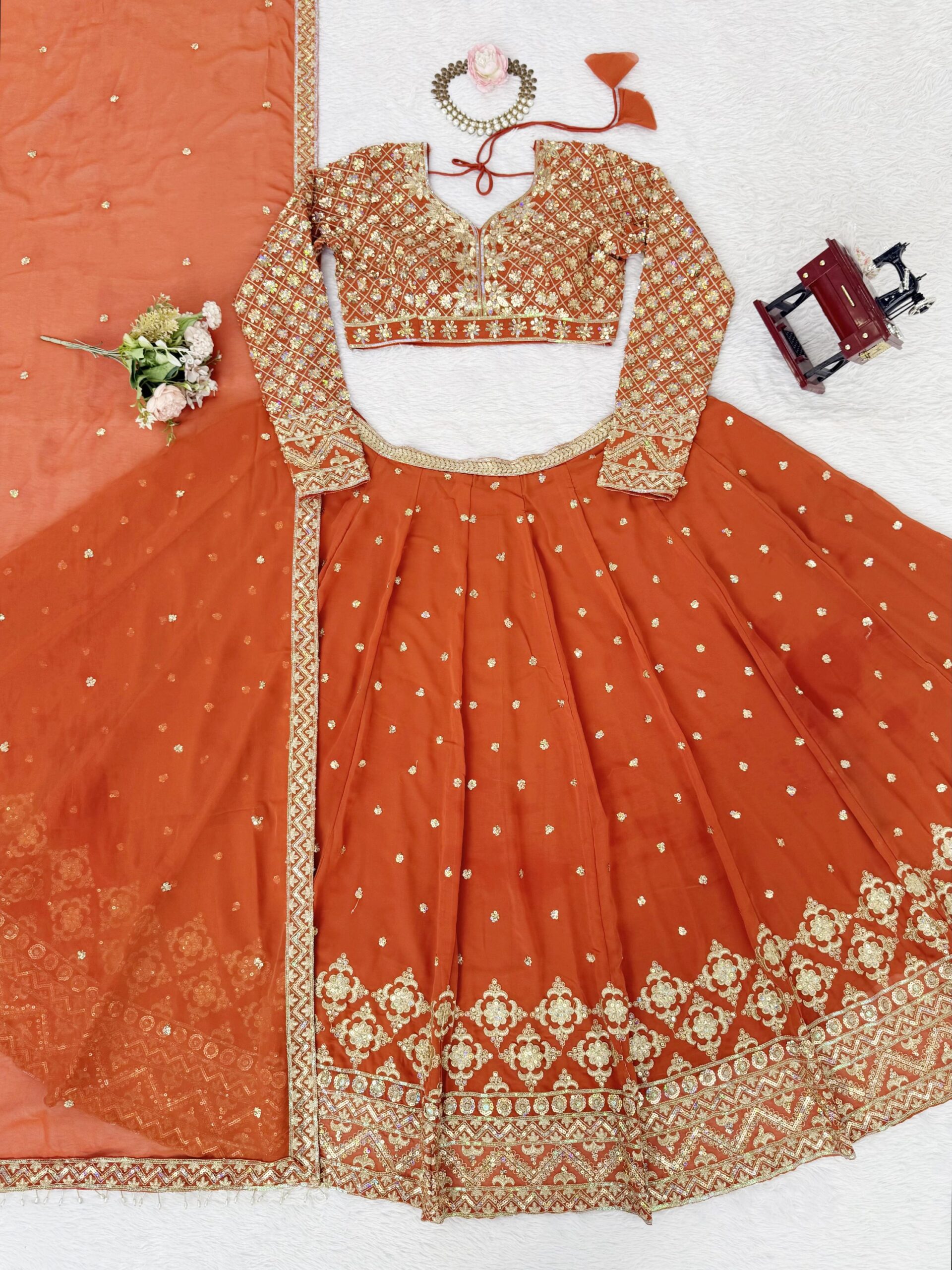 Designer Lehenga Set - Image 4