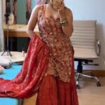 Floral Sequins Work Sharara Set