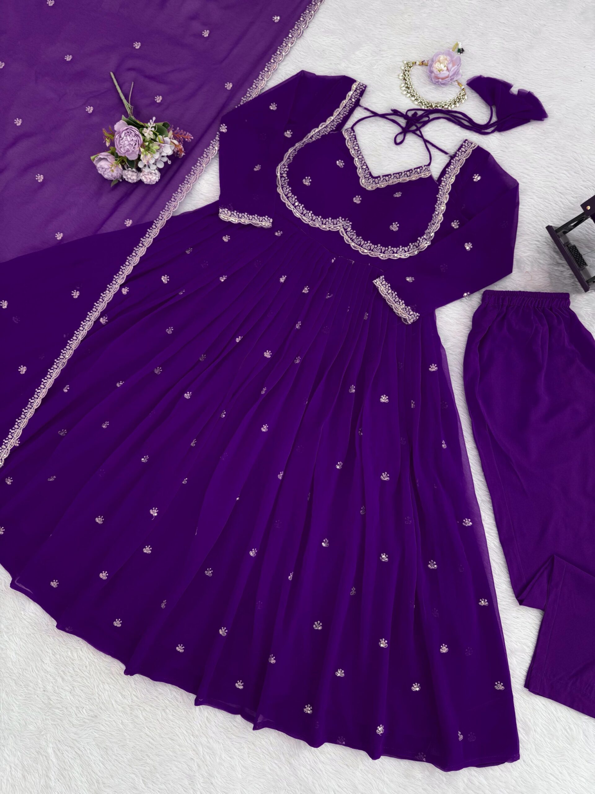 Designer Anarkali Set for Women - Image 20