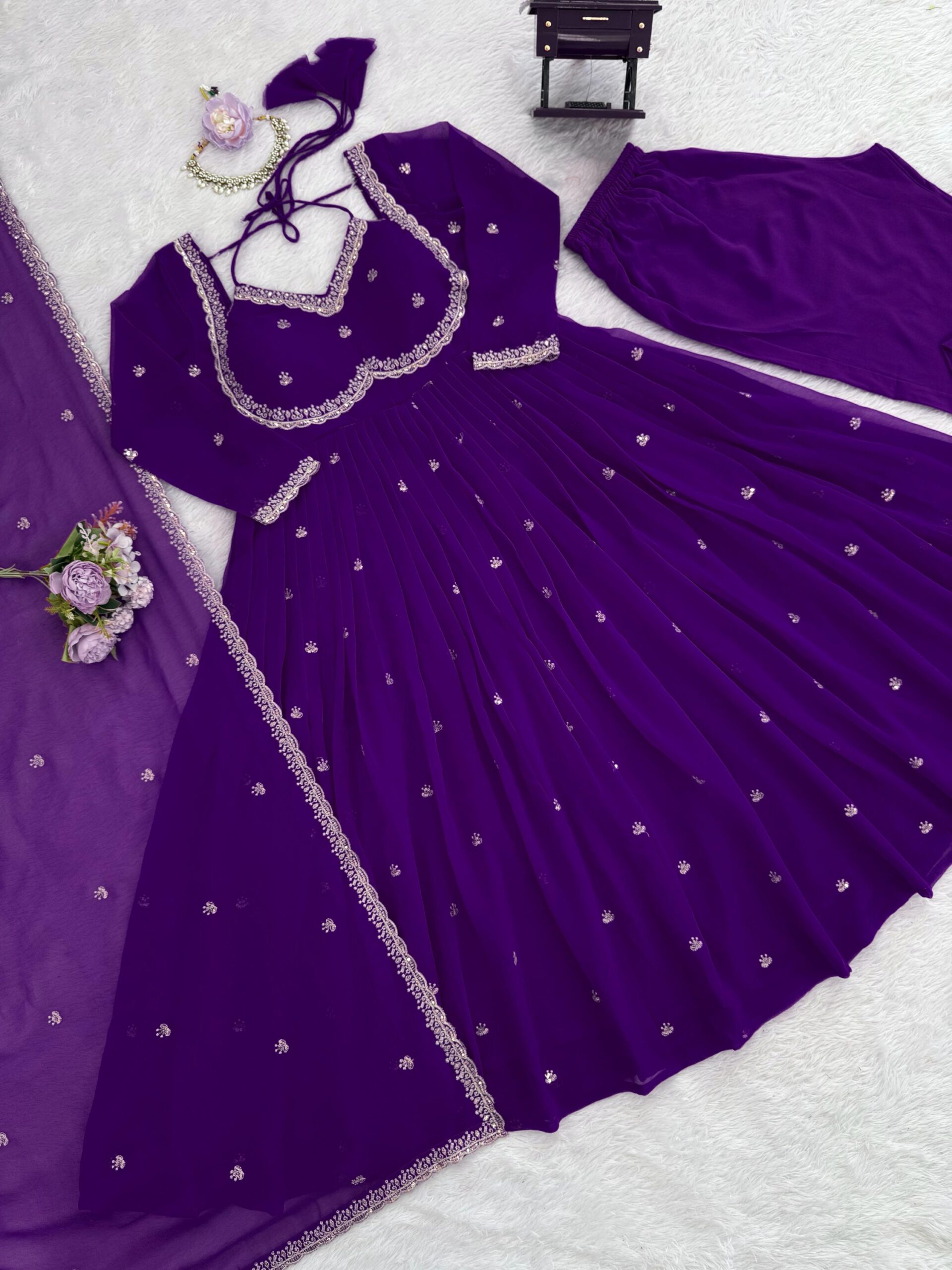 Designer Anarkali Set for Women - Image 17