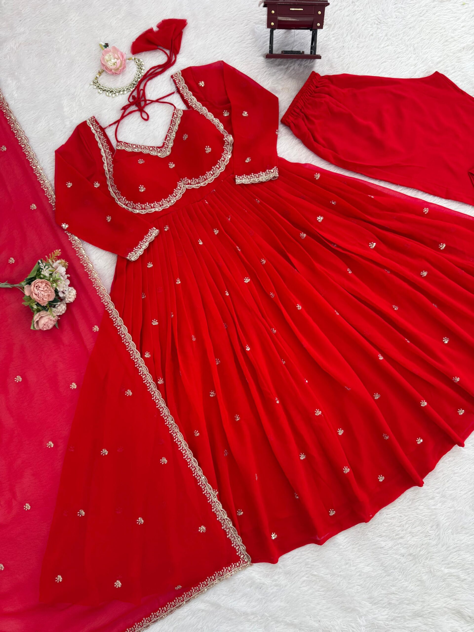 Designer Anarkali Set for Women - Image 8