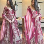 Designer Slit Anarkali with Lehenga