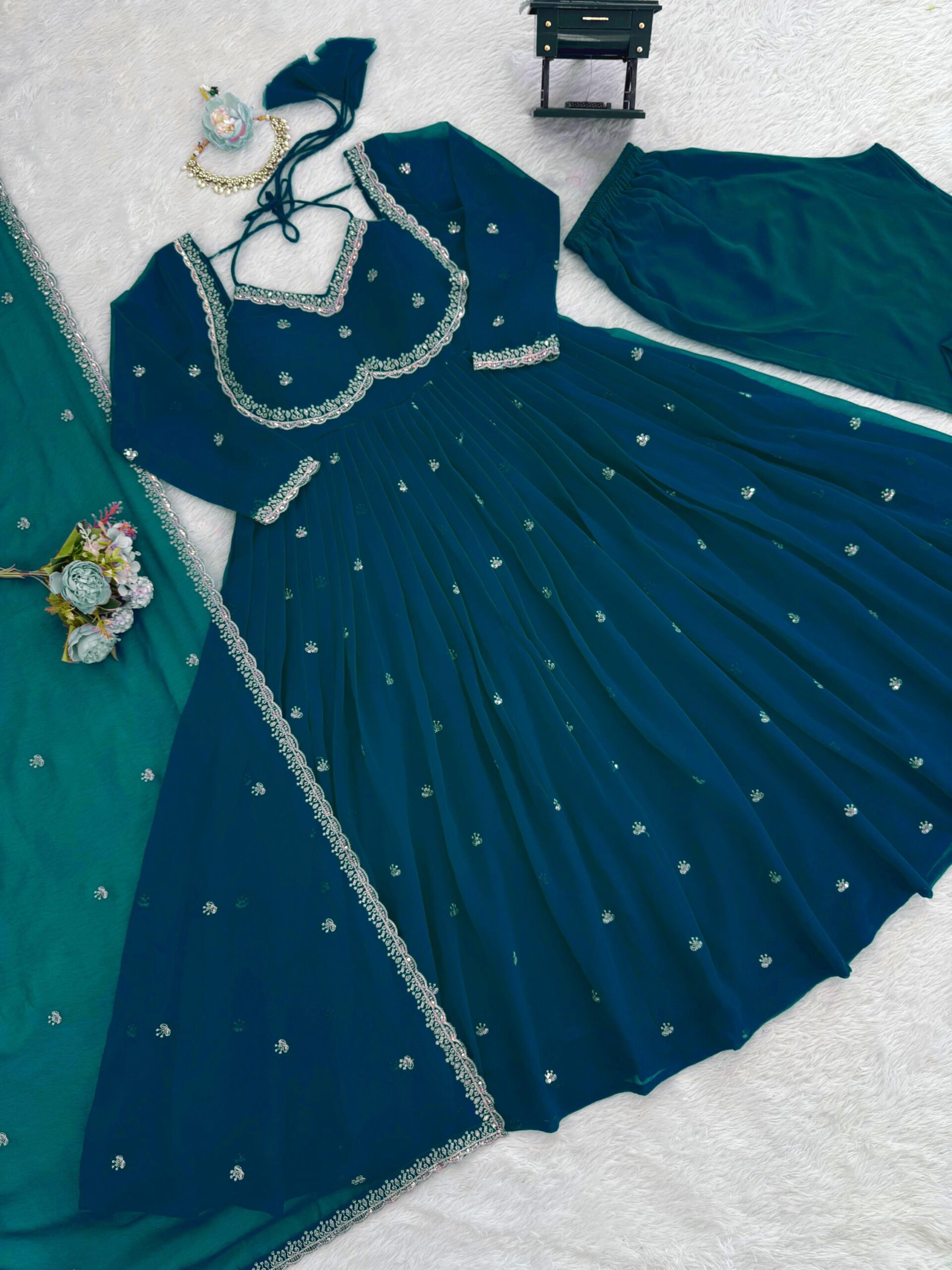 Designer Anarkali Set for Women - Image 42