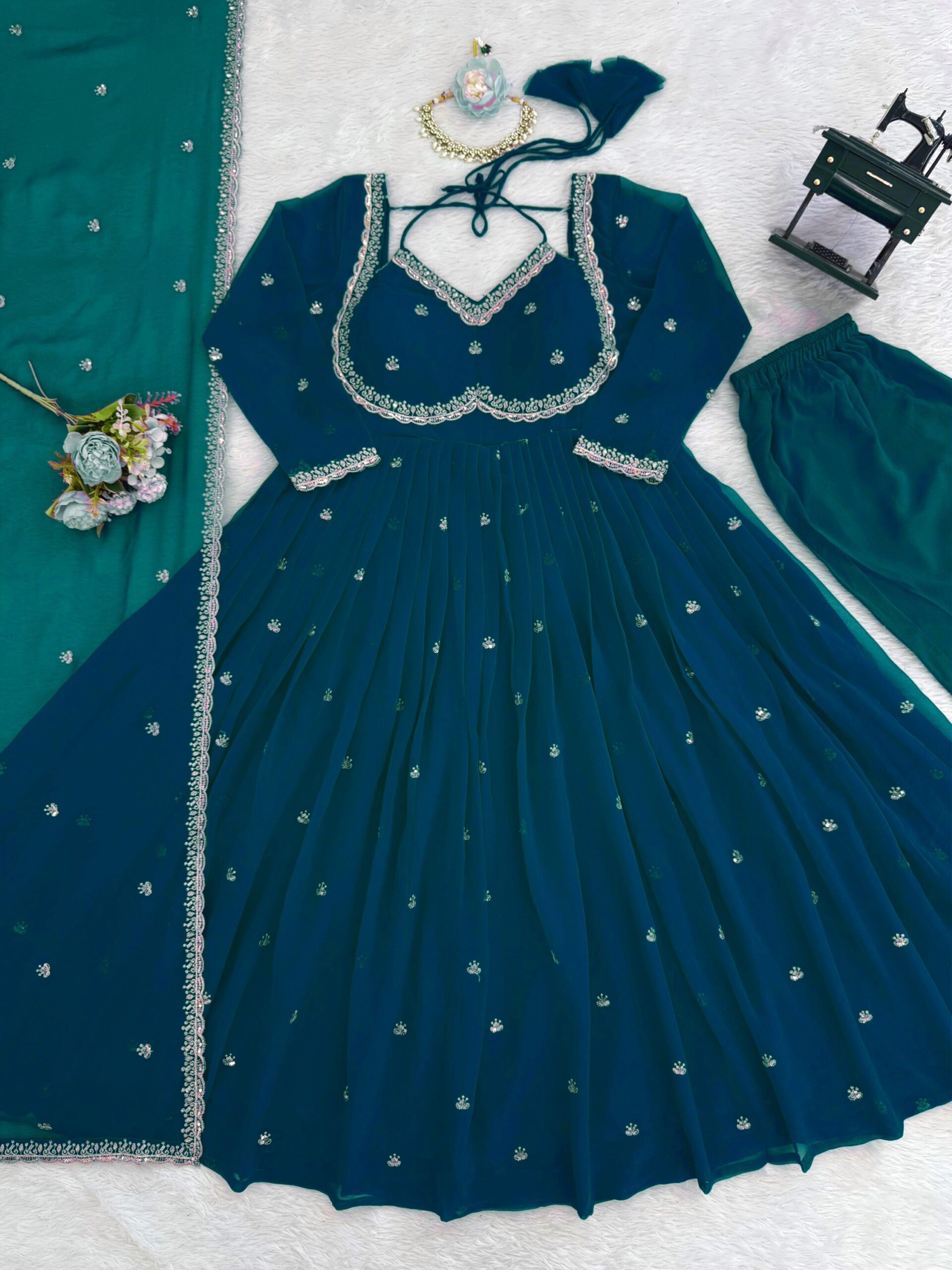 Designer Anarkali Set for Women - Image 40