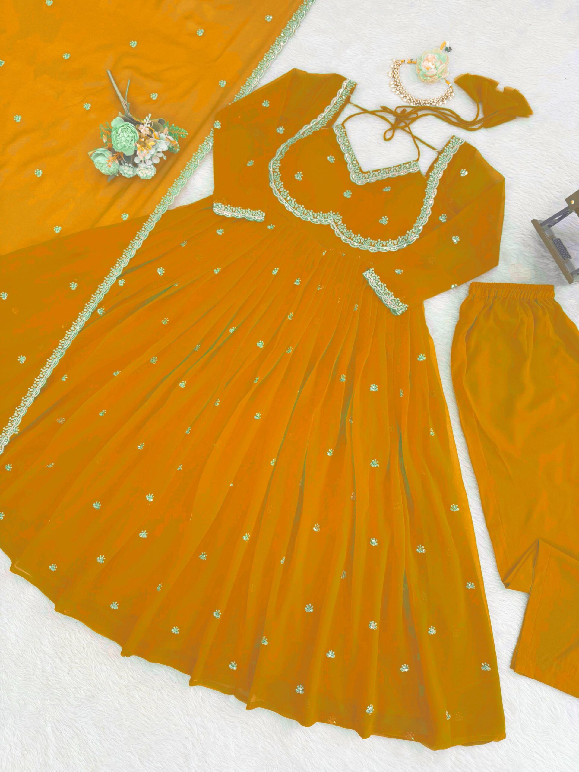 Designer Anarkali Set for Women - Image 37