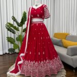 Designer Embroidered Lehenga Set