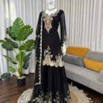 Designer Embroidered Sharara Set