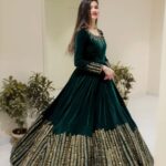 Embroidered Anarkali Gown
