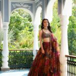 Floral Print Lehenga Set