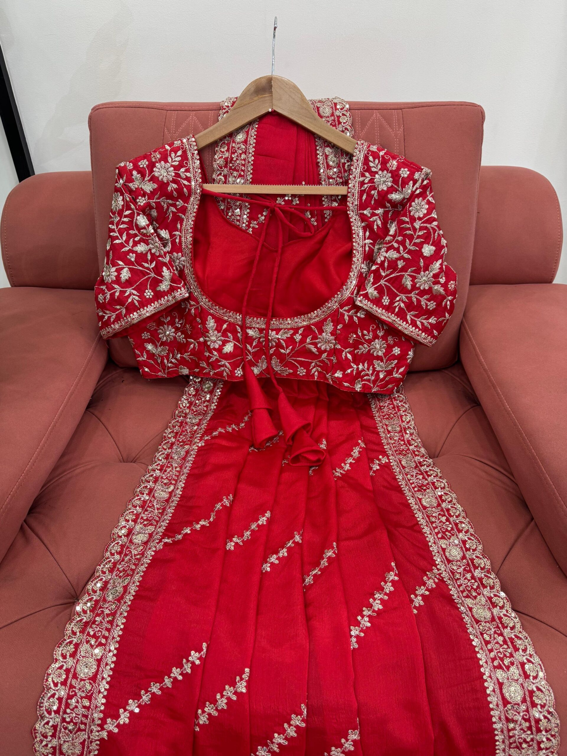 Bridal Designer Saree - Image 8