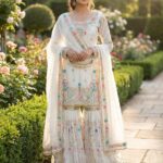 Designer Embroidered Sharara Set