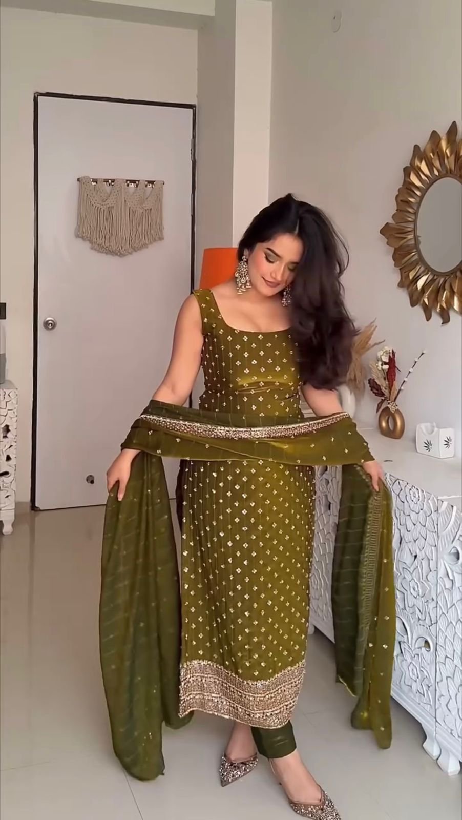 Mehendi Special Kurta Set