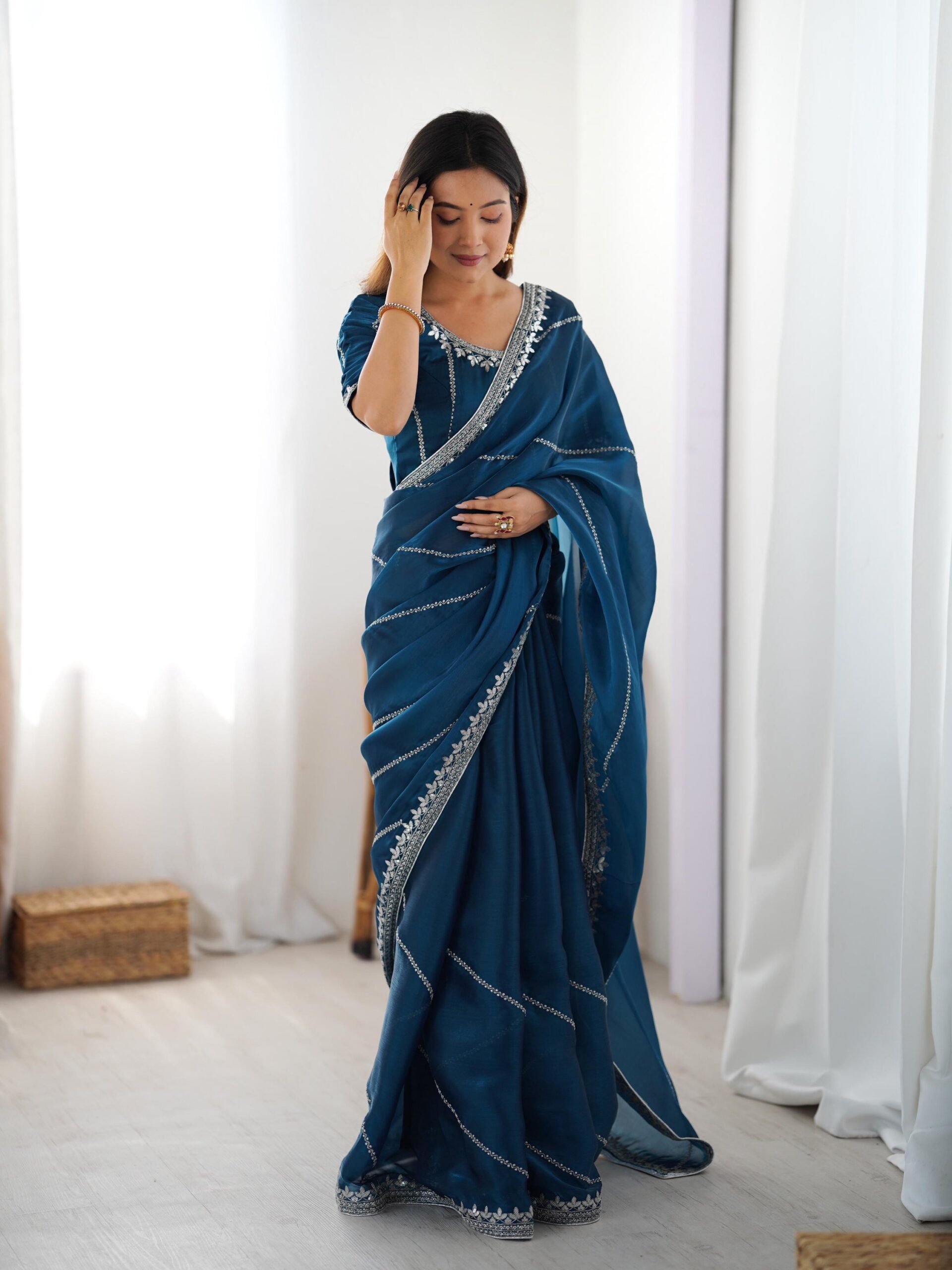 Shimmer Saree - Image 13
