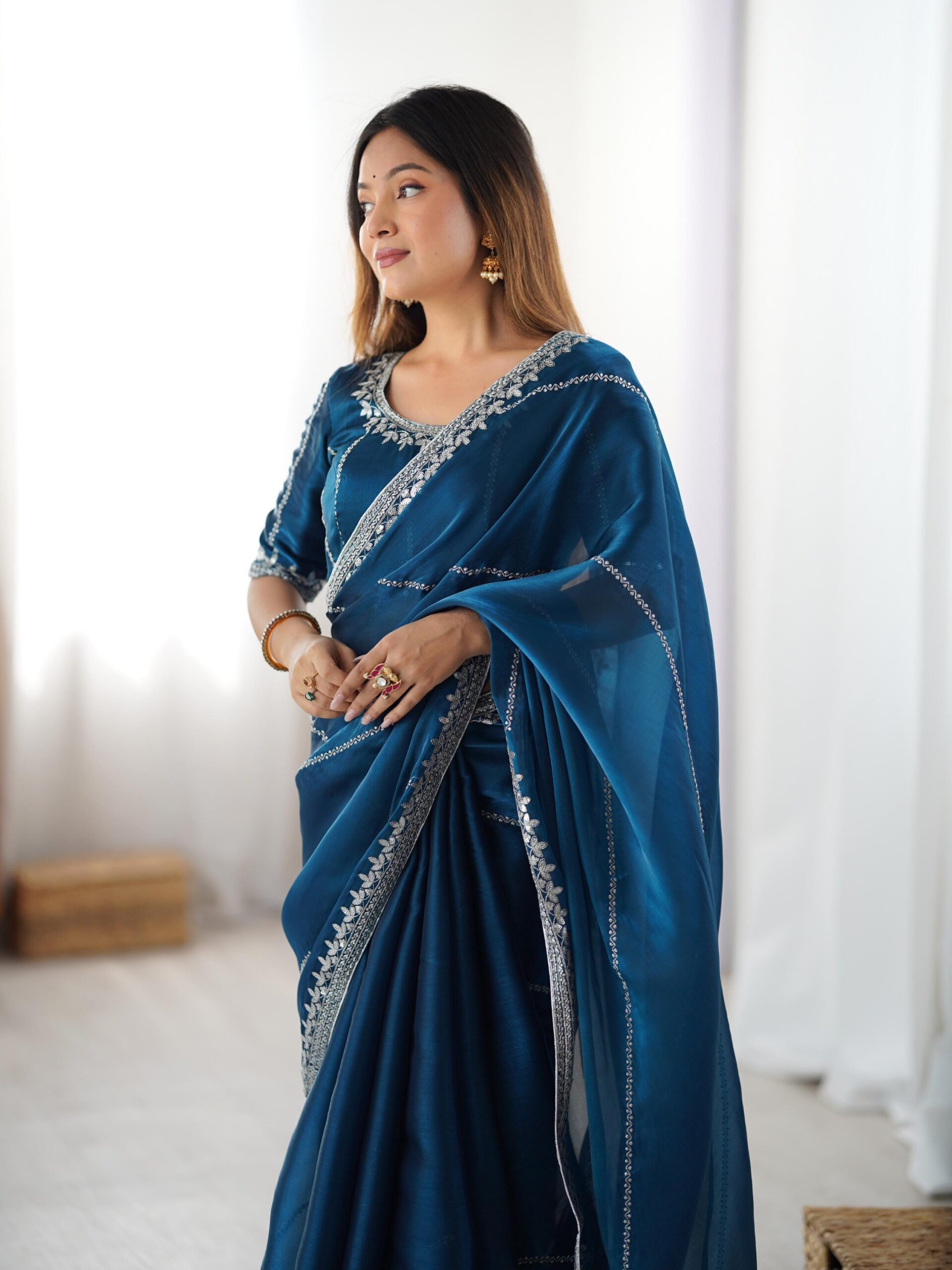 Shimmer Saree - Image 14