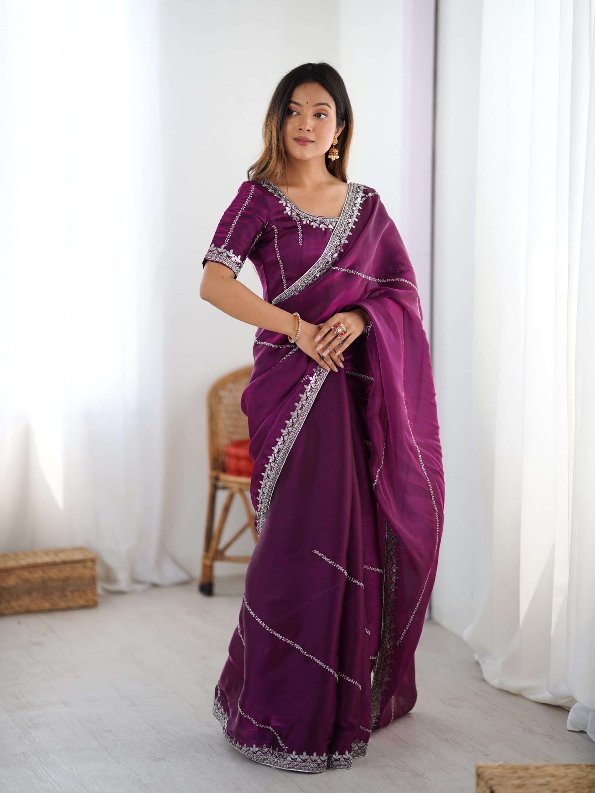 Shimmer Saree - Image 3