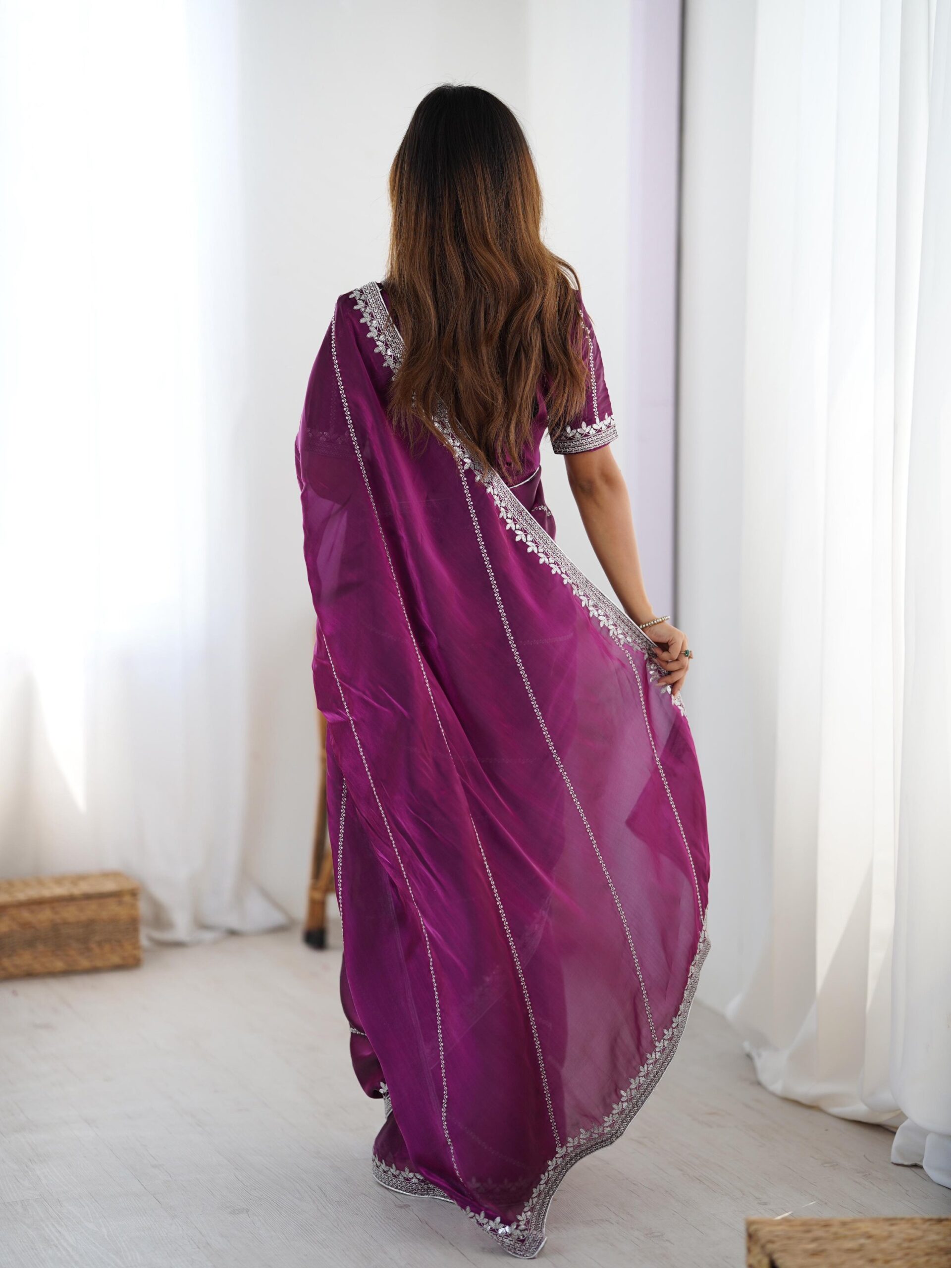 Shimmer Saree - Image 5