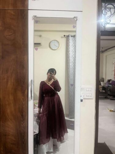 Full Circle Anarkali with Flared Palazzo photo review