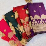 Soft Banarasi Saree - ZARI BANARASI TREE