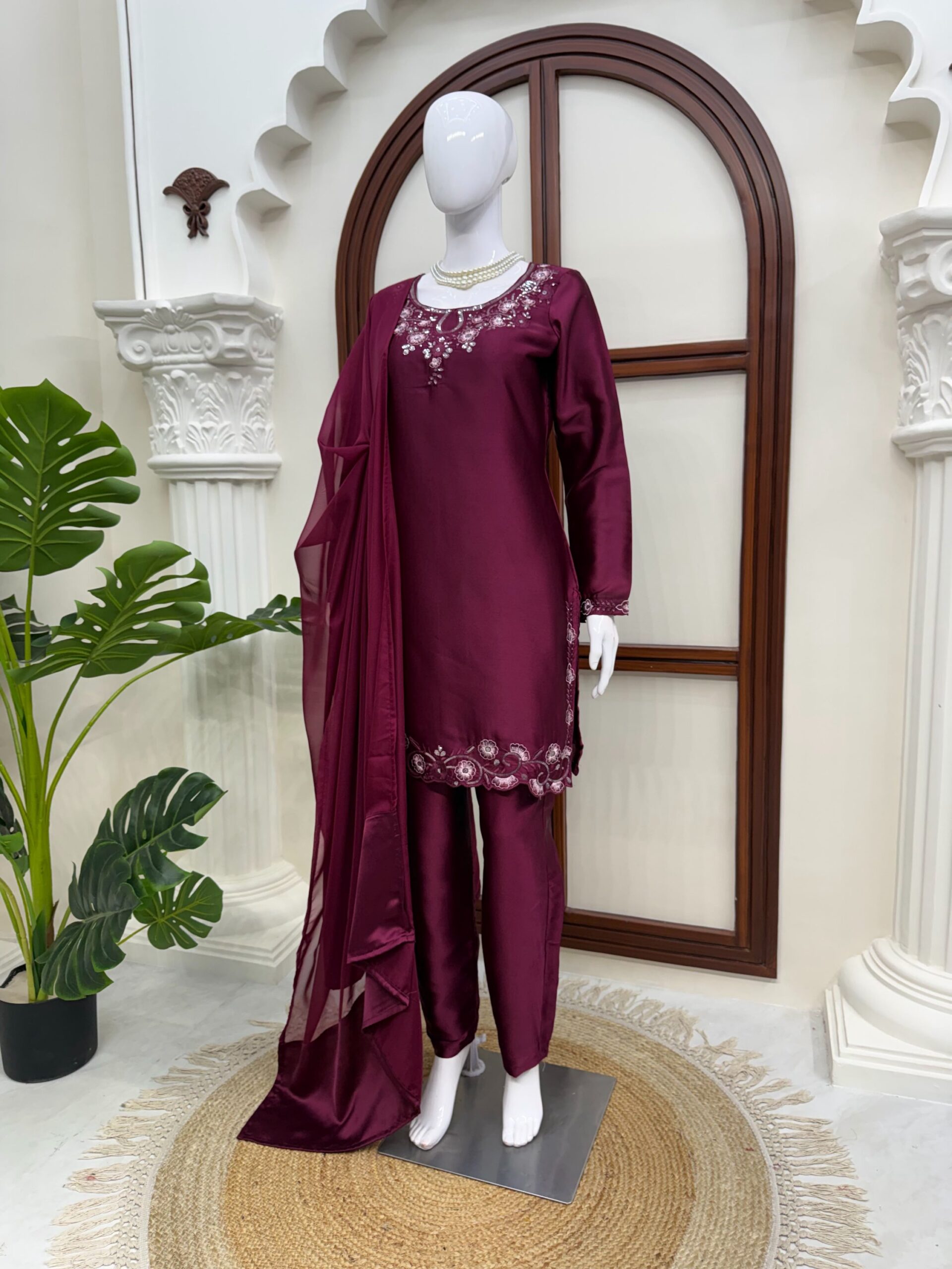 Embroidered Kurta Set