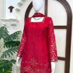 Sequins Work Cutwork Kurta Set