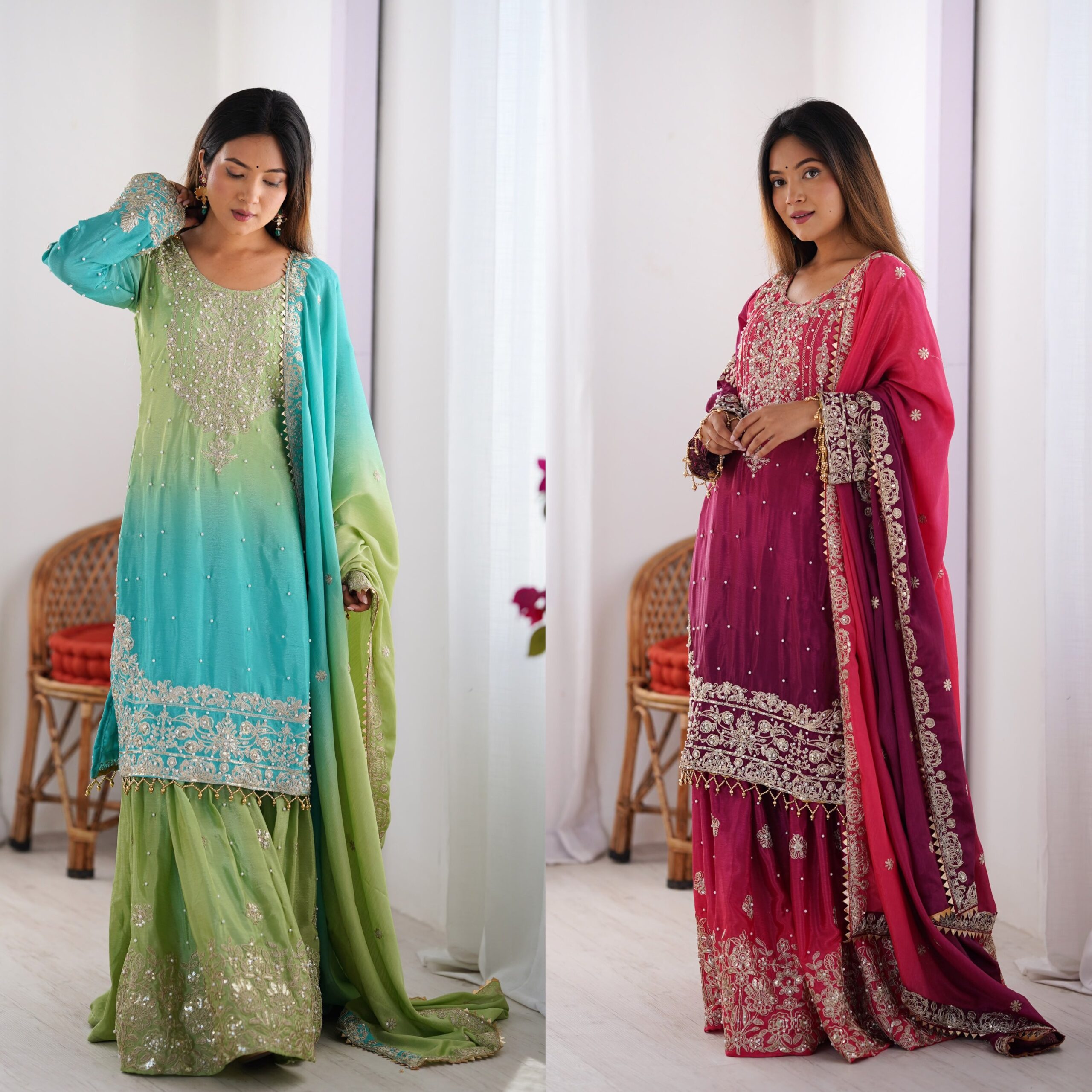Designer Palazzo Set